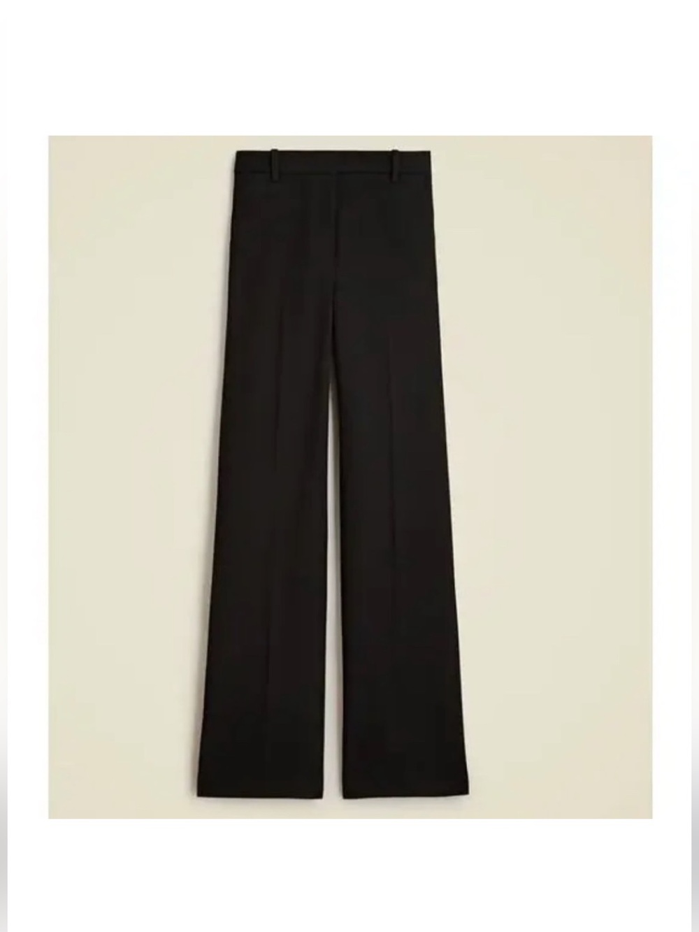 NWT J.Crew | Wide-leg pants in four-season stretch | Black | Various - Picture 3 of 12